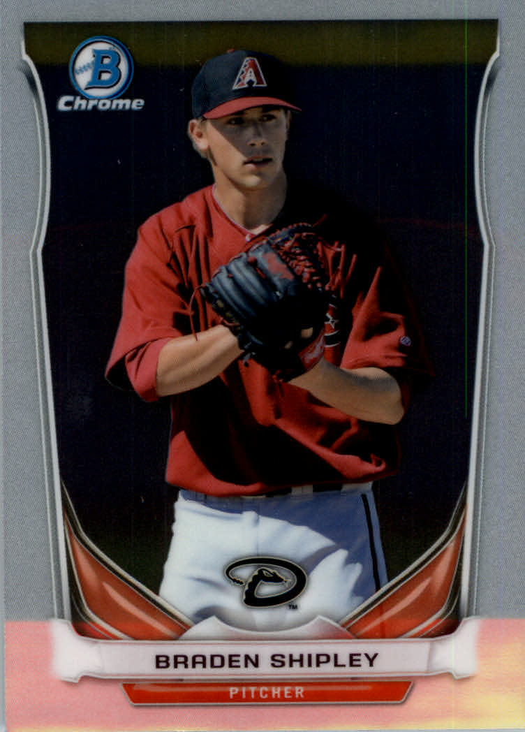 2014 Bowman Chrome Draft Top Prospects #CTP17 Braden Shipley