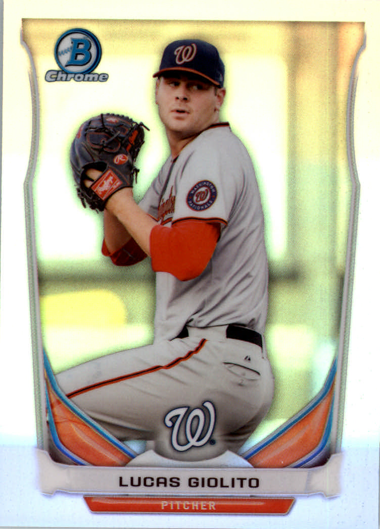 2014 Bowman Chrome Draft Top Prospects Refractors #CTP9 Lucas Giolito