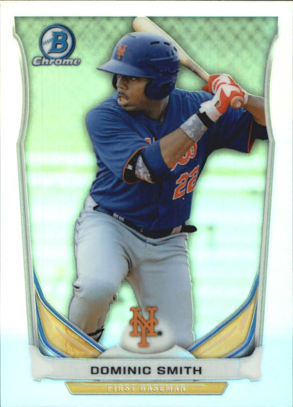 2014 Bowman Chrome Draft Top Prospects Refractors #CTP26 Dominic Smith