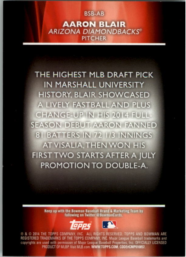 B4189- 2014 Bowman Draft BB Assorted Insert Cards -You Pick- 15+ FREE US SHIP - Picture 29 of 201