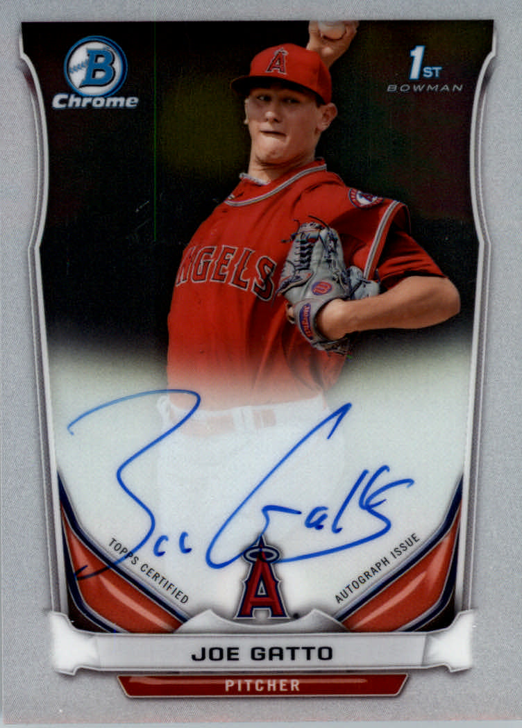2014 Bowman Chrome Draft Draft Pick Autographs #BCAJGA Joe Gatto