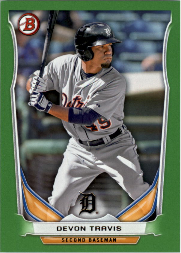 2014 Bowman Draft Top Prospects Green #TP89 Devon Travis