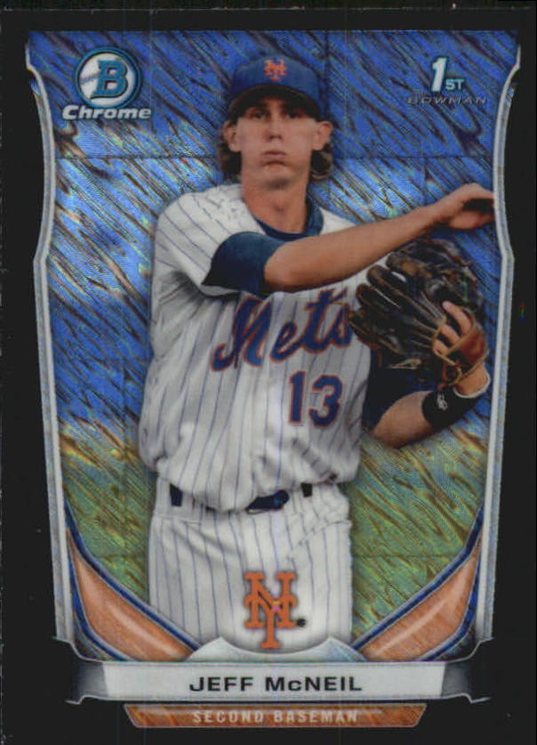 JEFF MCNEIL ROOKIE 1ST BOWMAN MINI 2014 BOWMAN CHROME MINI #260 METS for  Sale in Queens, NY - OfferUp