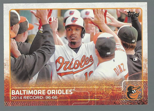 2015 Topps #19 Baltimore Orioles