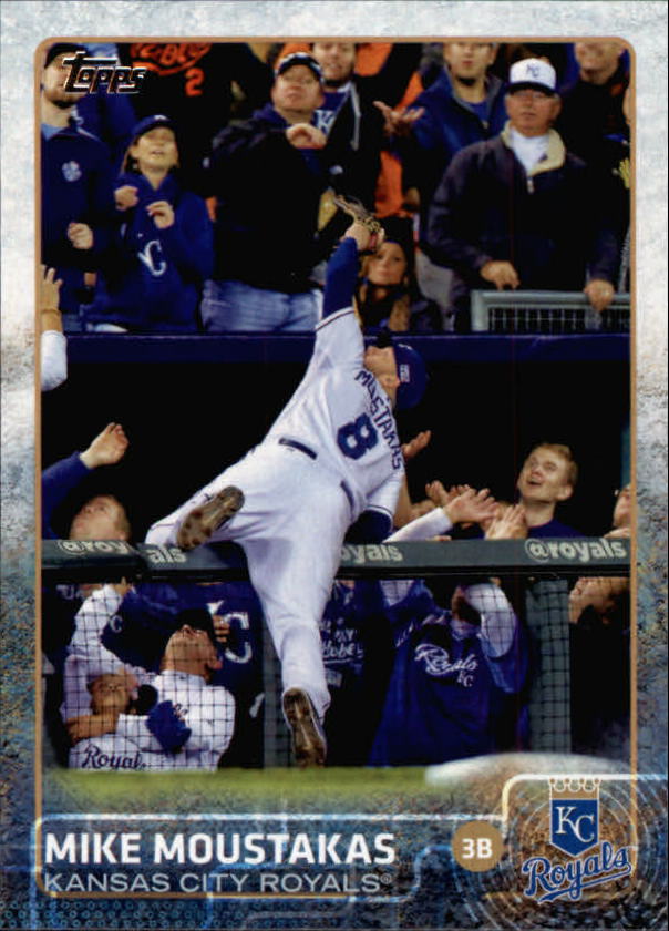 2015 Topps #461A Mike Moustakas