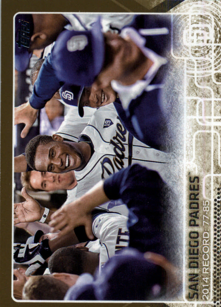 2015 Topps Gold #342 San Diego Padres