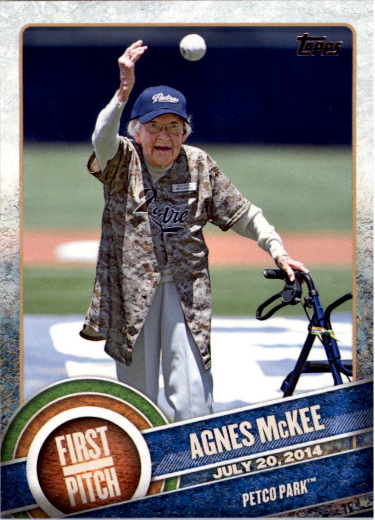 2015 Topps First Pitch #FP06 Agnes McKee