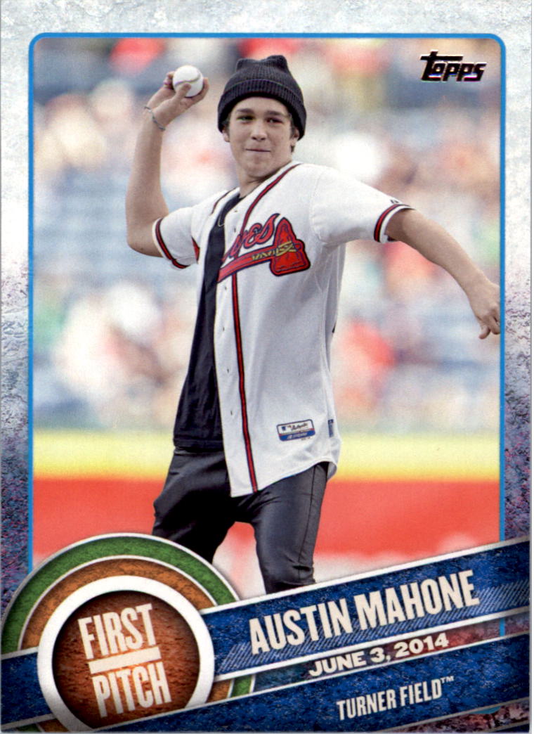 2015 Topps First Pitch #FP07 Austin Mahone
