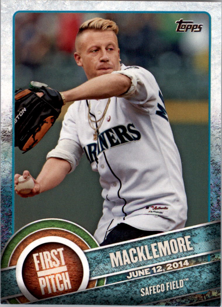 2015 Topps First Pitch #FP12 Macklemore