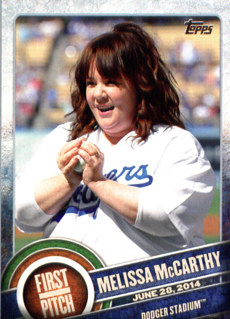 2015 Topps First Pitch #FP19 Melissa McCarthy