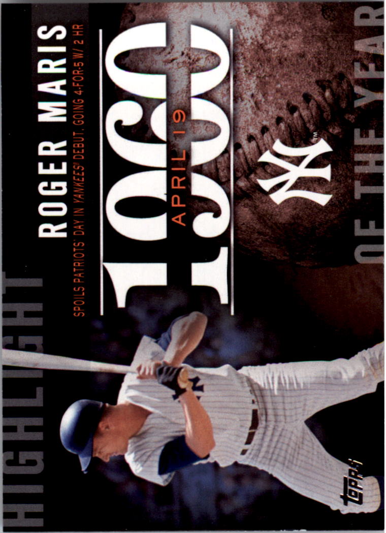 2015 Topps Highlight of the Year Baseball Card Pick (Inserts)