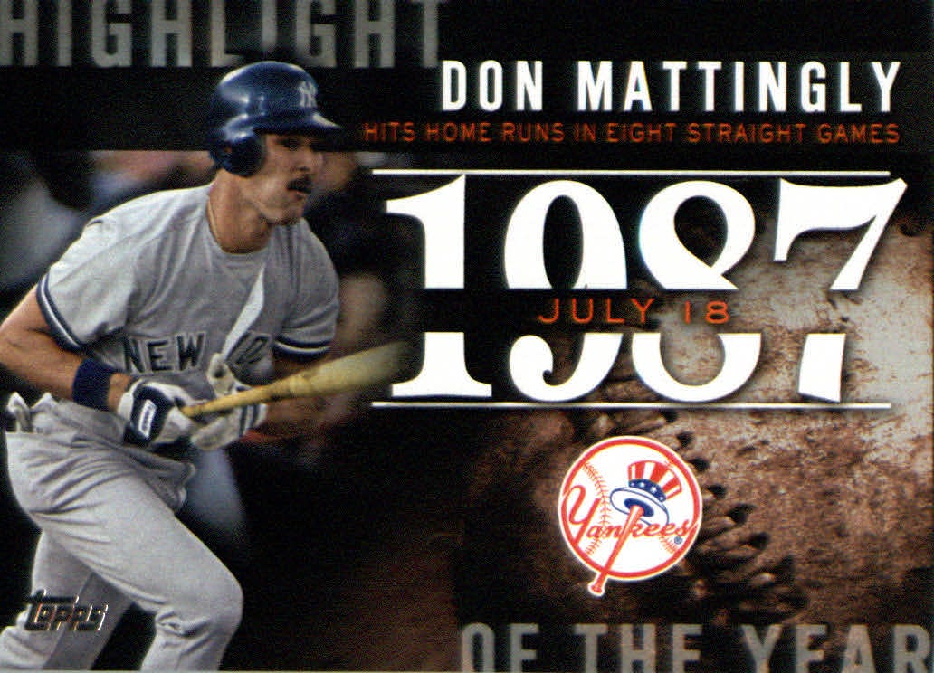 2015 Topps Highlight of the Year #H52 Don Mattingly