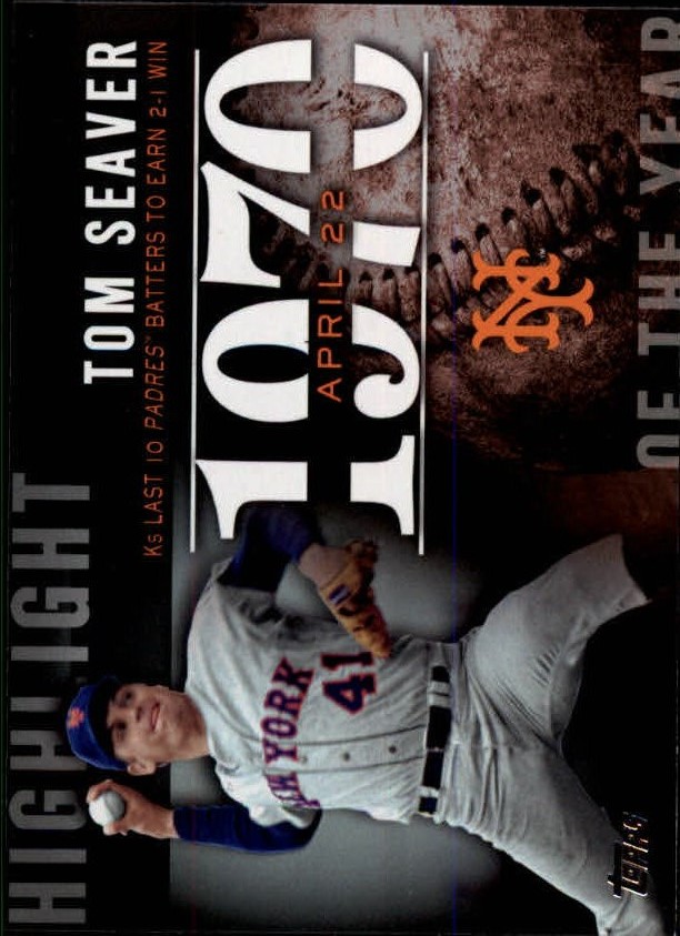 2015 Topps Highlight of the Year Baseball Card Pick (Inserts)