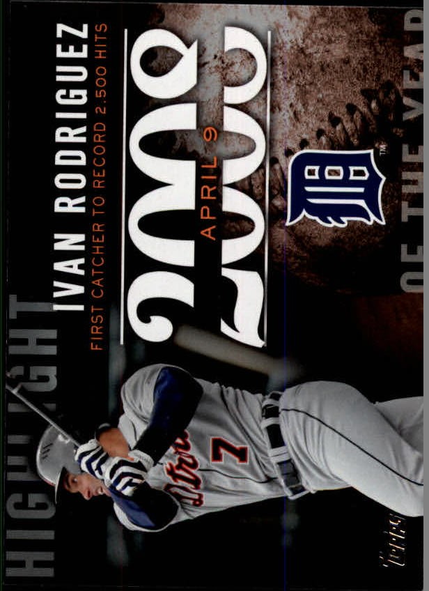 2015 Topps Highlight of the Year #H87 Ivan Rodriguez UPD