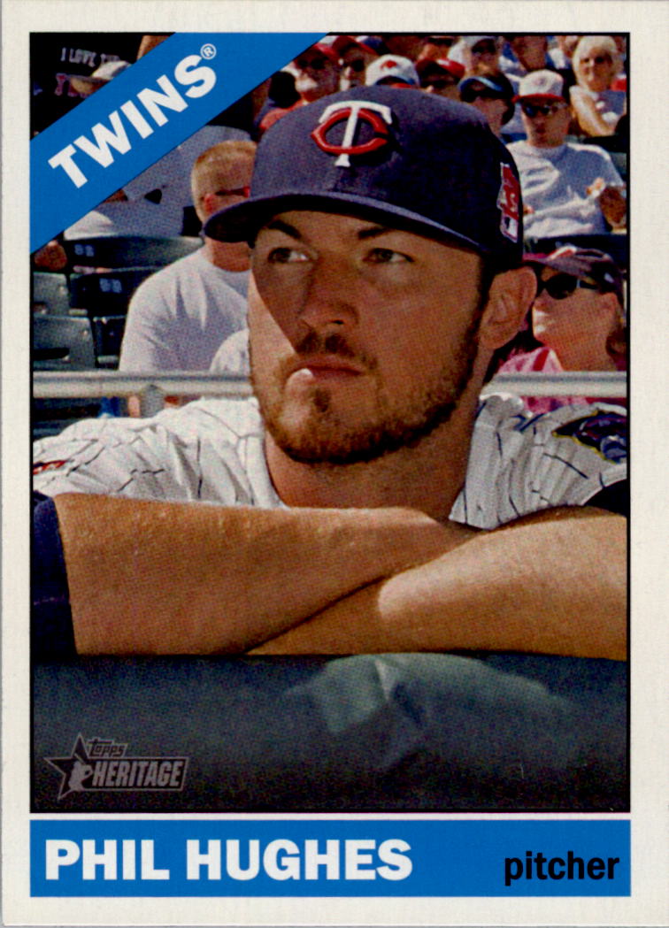 2015 Topps Heritage #40 Phil Hughes