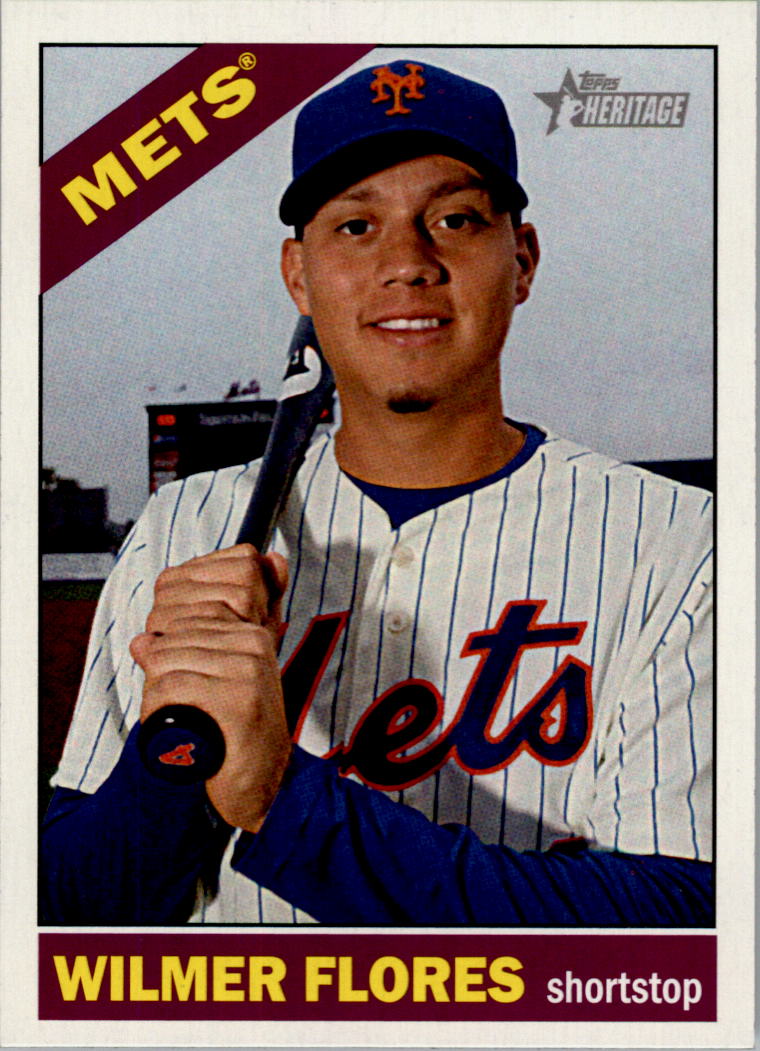 2015 Topps Heritage #41 Wilmer Flores