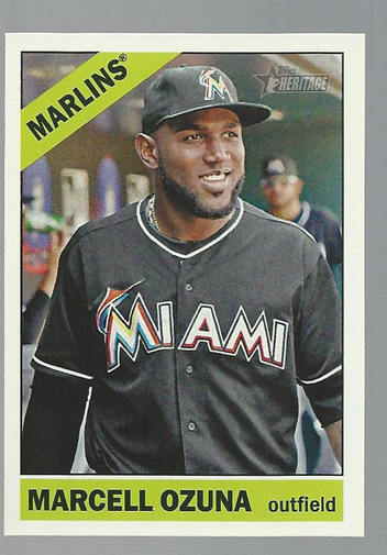 2015 Topps Heritage #105 Marcell Ozuna