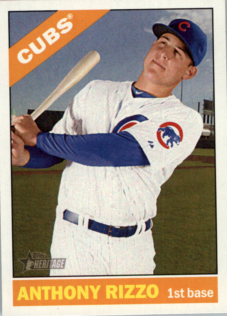 2015 Topps Heritage #110A Anthony Rizzo