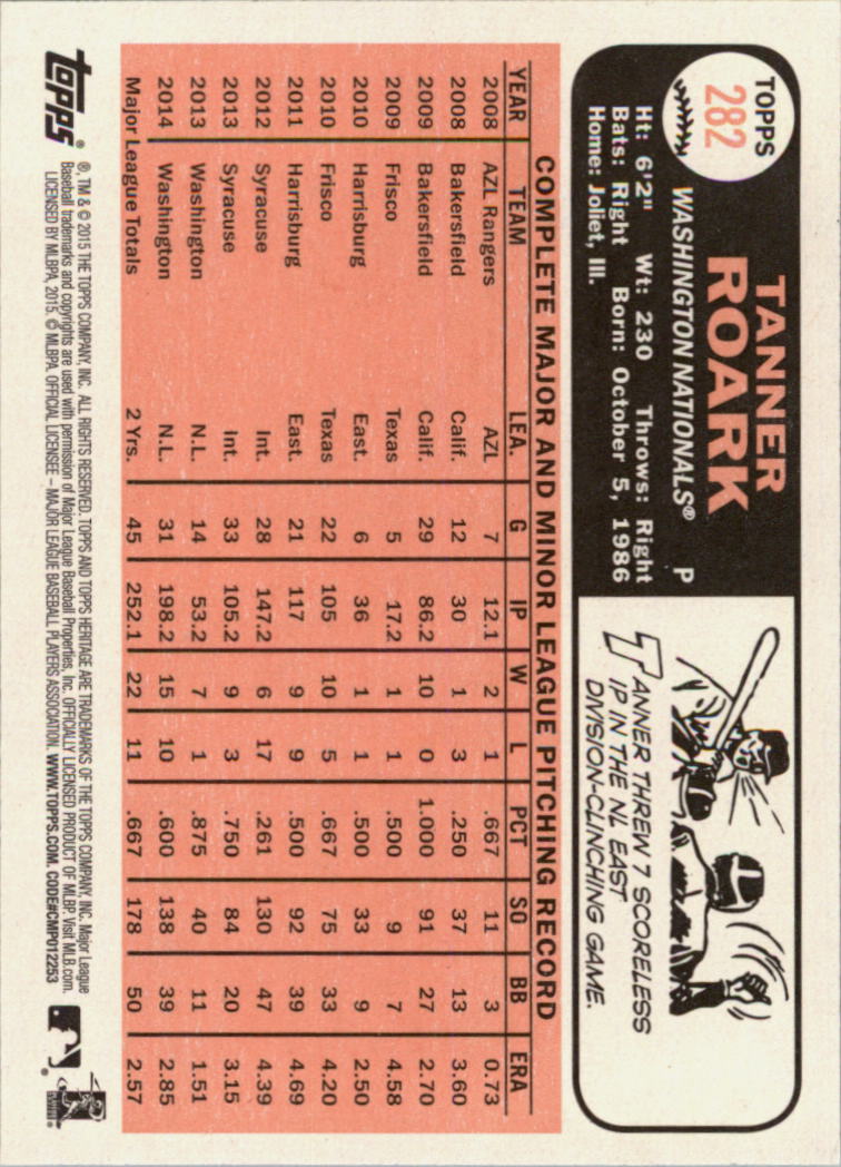 A0025- 2015 Topps Heritage BB #s 250-493 +Rookies -You Pick- 15+ FREE US SHIP - Picture 33 of 323