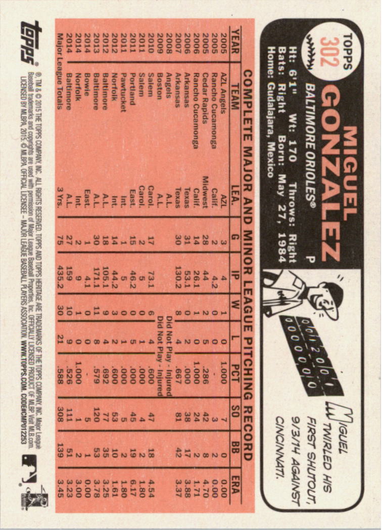 A0025- 2015 Topps Heritage BB #s 250-493 +Rookies -You Pick- 15+ FREE US SHIP - Picture 47 of 323