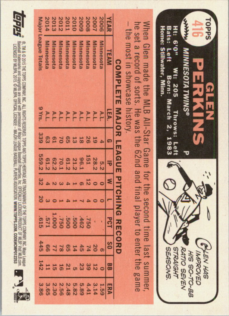 A0025- 2015 Topps Heritage BB #s 250-493 +Rookies -You Pick- 15+ FREE US SHIP - Picture 145 of 323