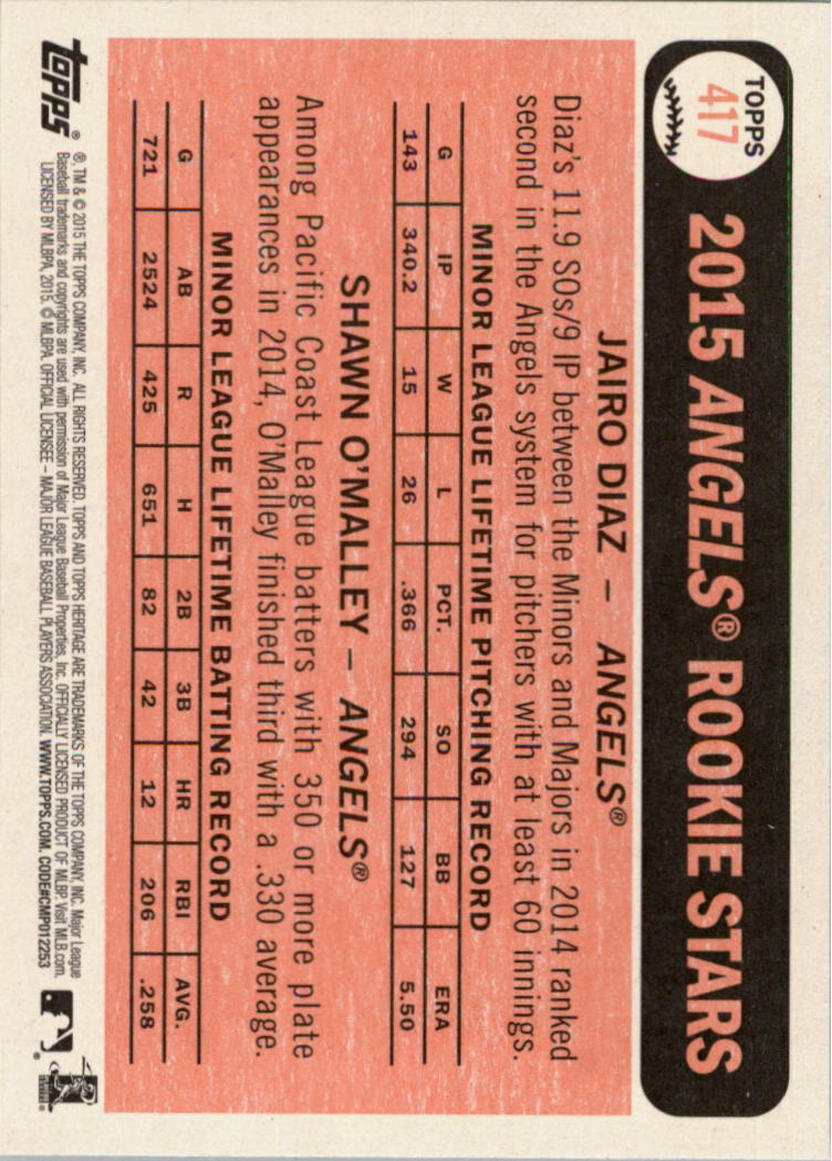 A0025- 2015 Topps Heritage BB #s 250-493 +Rookies -You Pick- 15+ FREE US SHIP - Picture 147 of 323