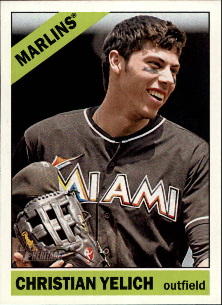 2015 Topps Heritage #486 Christian Yelich SP