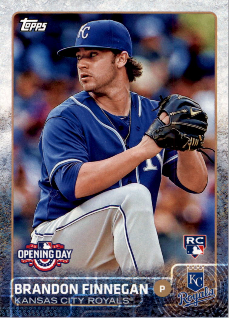 2015 Topps Opening Day Baseball Card #109 Brandon Finnegan Rookie Card. rookie card picture