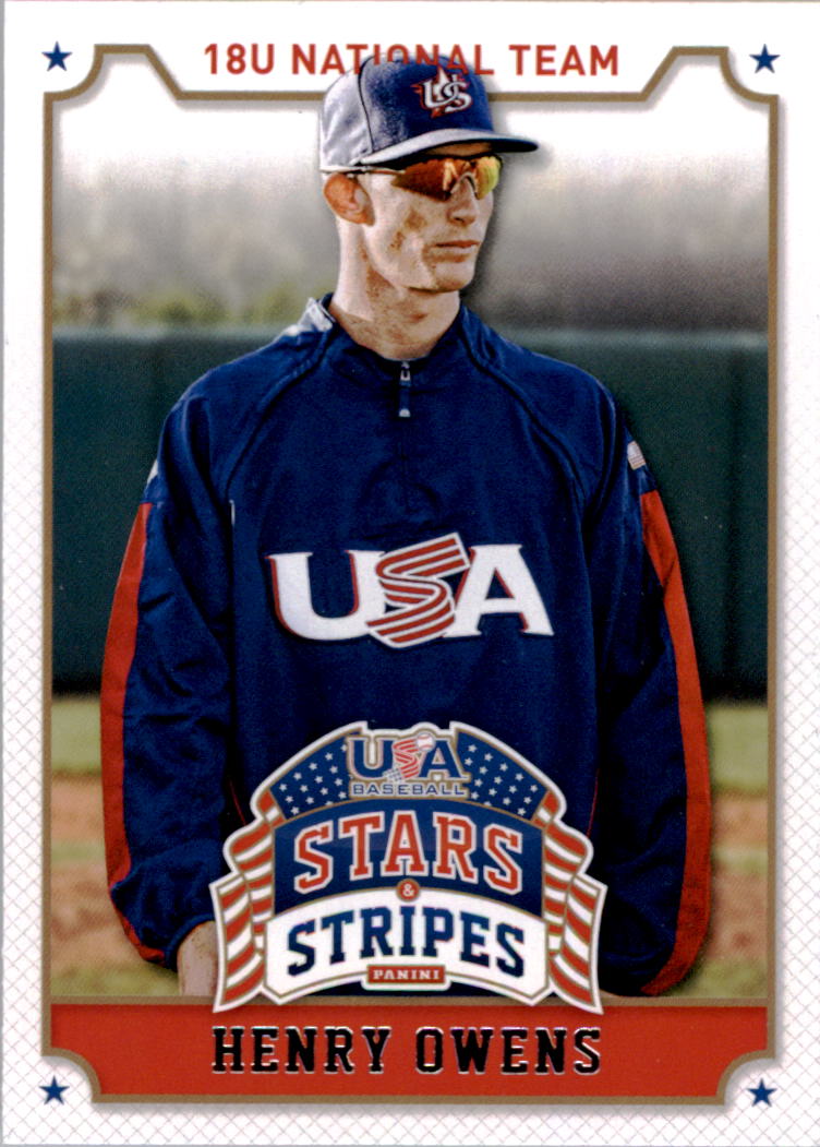2015 USA Baseball Stars and Stripes #41 Henry Owens