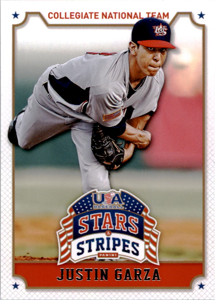 2015 USA Baseball Stars and Stripes #55 Justin Garza