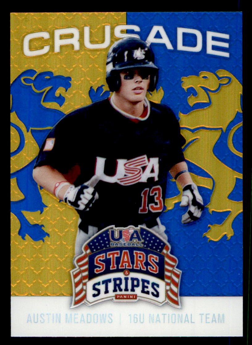 2015 USA Baseball Stars and Stripes Crusade Blue #36 Austin Meadows