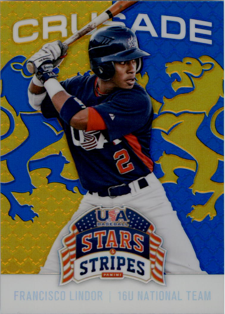 2015 USA Baseball Stars and Stripes Crusade Blue #39 Francisco Lindor