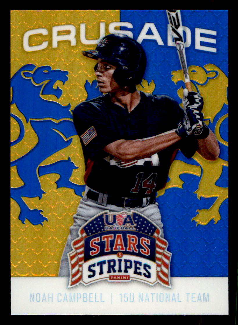 2015 USA Baseball Stars and Stripes Crusade Blue #80 Noah Campbell