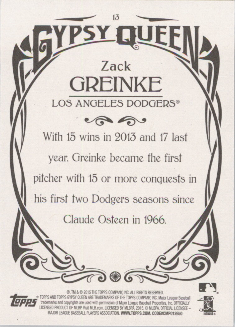 A6979- 2015 Topps Gypsy Queen BB #s 1-208 +Rookies -You Pick- 15+ FREE US SHIP - Picture 13 of 353