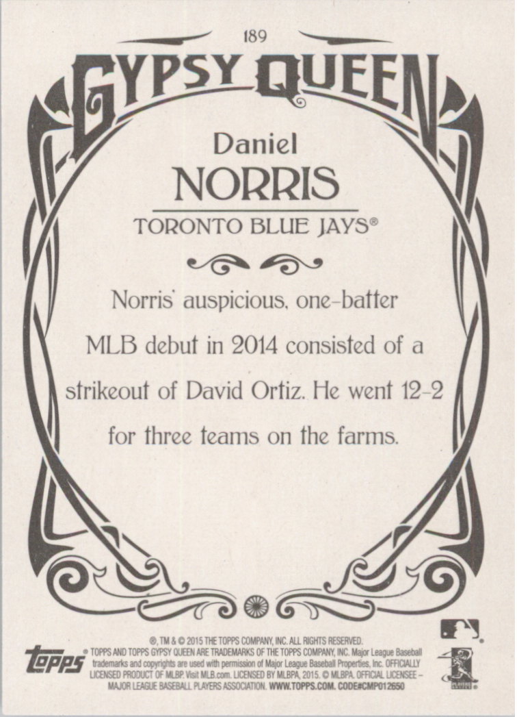 A6979- 2015 Topps Gypsy Queen BB #s 1-208 +Rookies -You Pick- 15+ FREE US SHIP - Picture 319 of 353