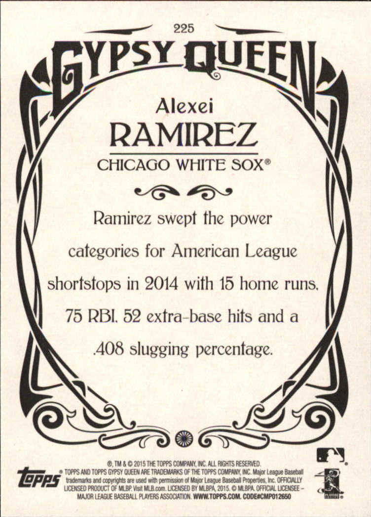 A6979- 2015 Topps Gypsy Queen BB 209-350 +Inserts -You Pick- 15+ FREE US SHIP - Picture 31 of 167