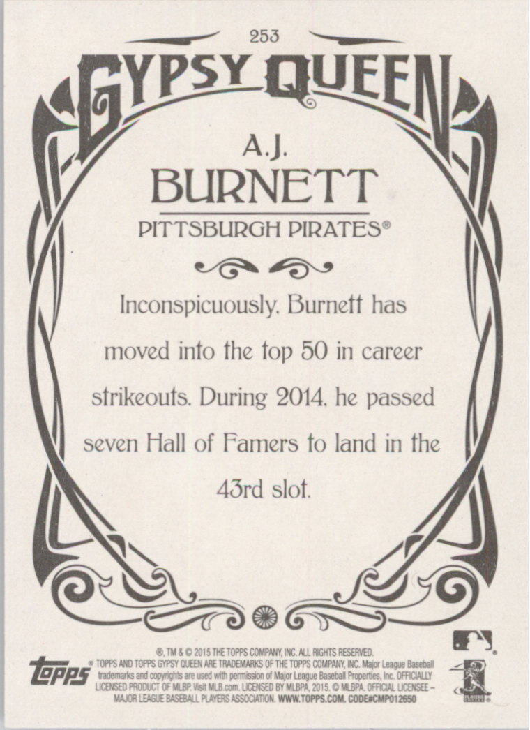 A6979- 2015 Topps Gypsy Queen BB 209-350 +Inserts -You Pick- 15+ FREE US SHIP - Picture 85 of 167