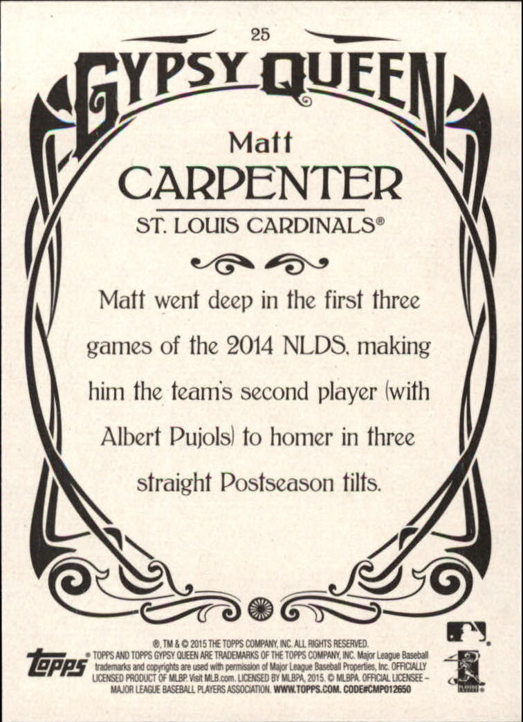 A6979- 2015 Topps Gypsy Queen BB #s 1-208 +Rookies -You Pick- 15+ FREE US SHIP - Picture 33 of 353