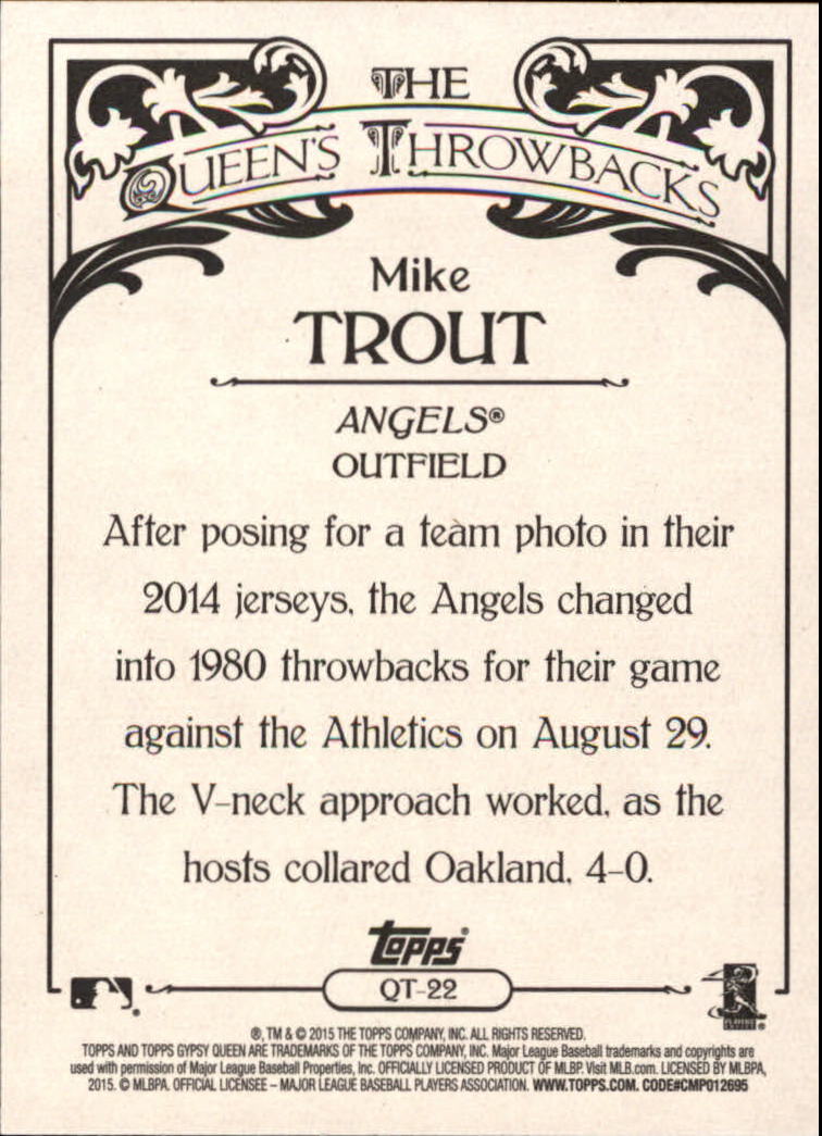 A6979- 2015 Topps Gypsy Queen BB 209-350 +Inserts -You Pick- 15+ FREE US SHIP - Picture 165 of 167