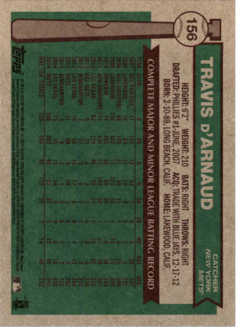 A9046- 2015 Topps Archives BB Cards 1-237 +Rookies -You Pick- 15+ FREE US SHIP - Picture 119 of 161