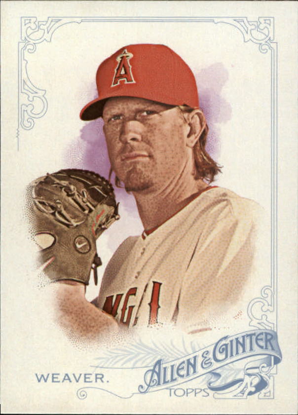 2015 Topps Allen and Ginter #267 Jered Weaver