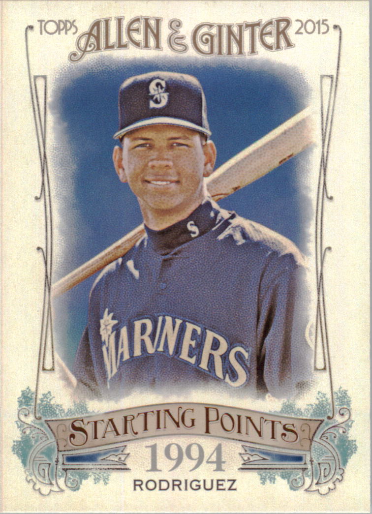 2015 Topps Allen and Ginter Starting Points #SP59 Alex Rodriguez
