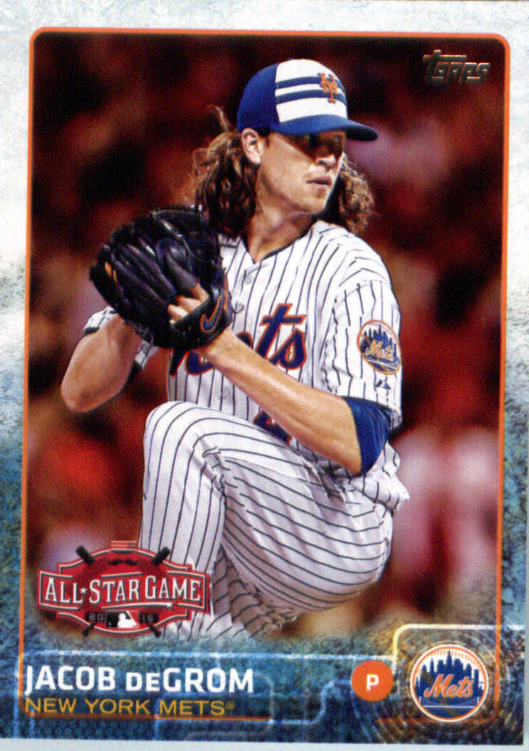 2015 Topps Update Series Rookie Sensations #RS-9 Jacob deGrom New York Mets Card