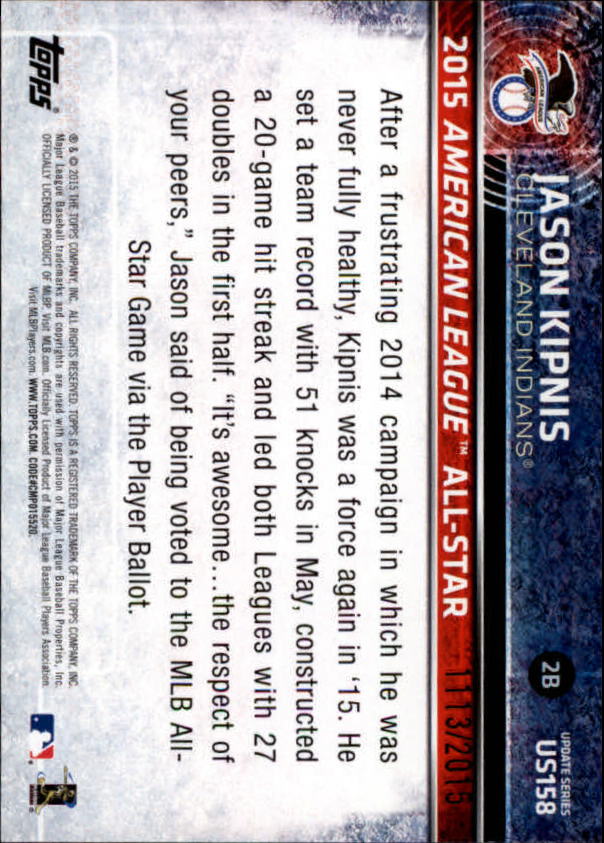 2015 Topps Update Baseball Card Pick (Inserts) - Picture 31 of 163