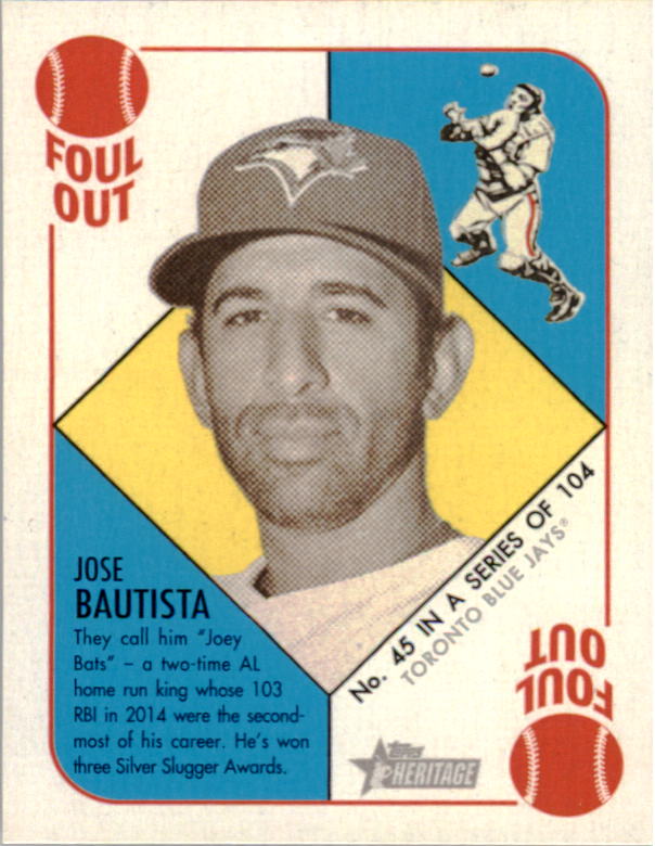 B1074- 2015 Topps Heritage '51 Sammlung BB Einsätze -du Pick- 15 + Free US - Bild 84 von 113