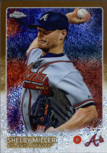 2015 Topps Update Chrome Gold Refractors #US190 Shelby Miller