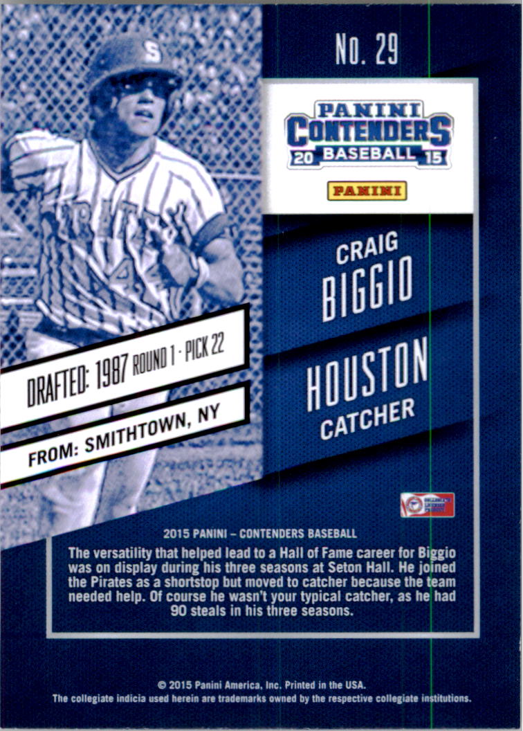 Craig Biggio cards (1990-2023) Astros - You Choose - Bild 295 von 312