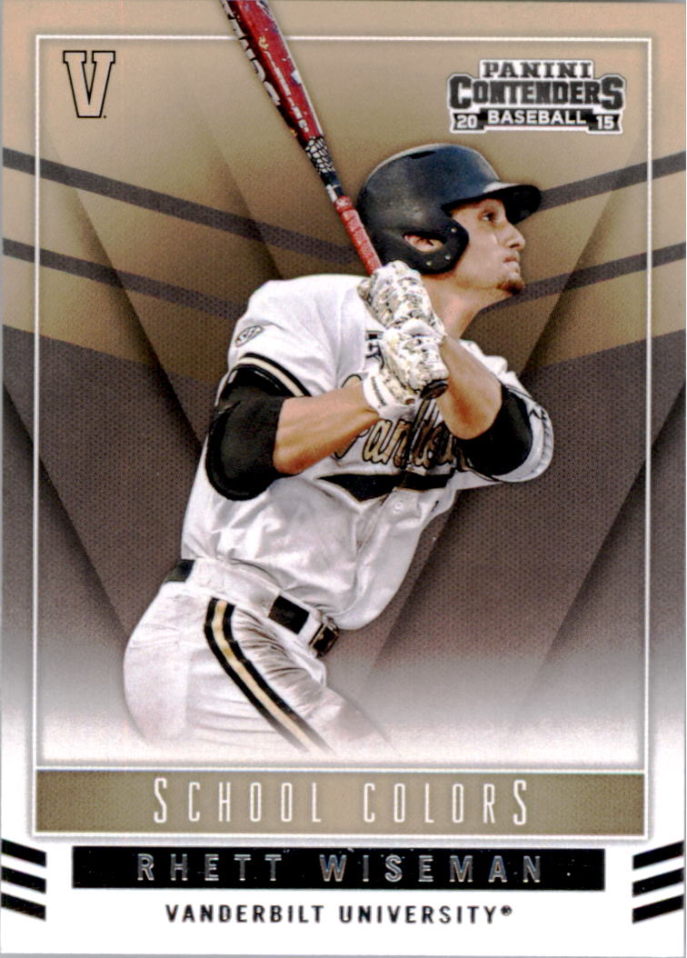 2015 PANINI CONTENDERS SCHOOL COLORS DANSBY SWANSON VANDERBILT COMMODORES  #1