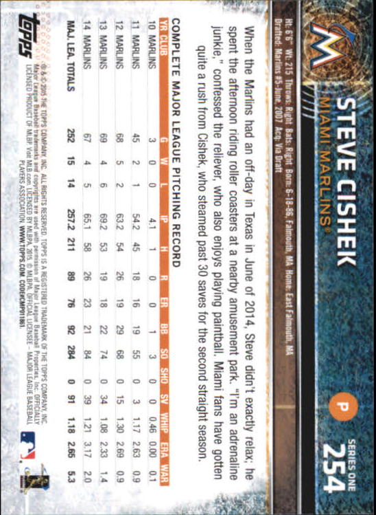 A4813- 2015 Topps Mini BB Card #s 252-501 +Rookies -You Pick- 15+ FREE US SHIP - Picture 7 of 471