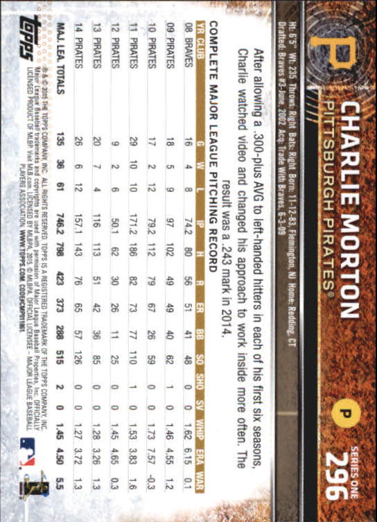 A4813- 2015 Topps Mini BB Card #s 252-501 +Rookies -You Pick- 15+ FREE US SHIP - Picture 87 of 471